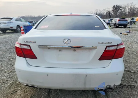 2008 Lexus Ls 460 from USA, damaged, VIN JTHBL46F885079904